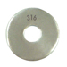 TYPE 316 STAINLESS STEEL FLAT WASHER